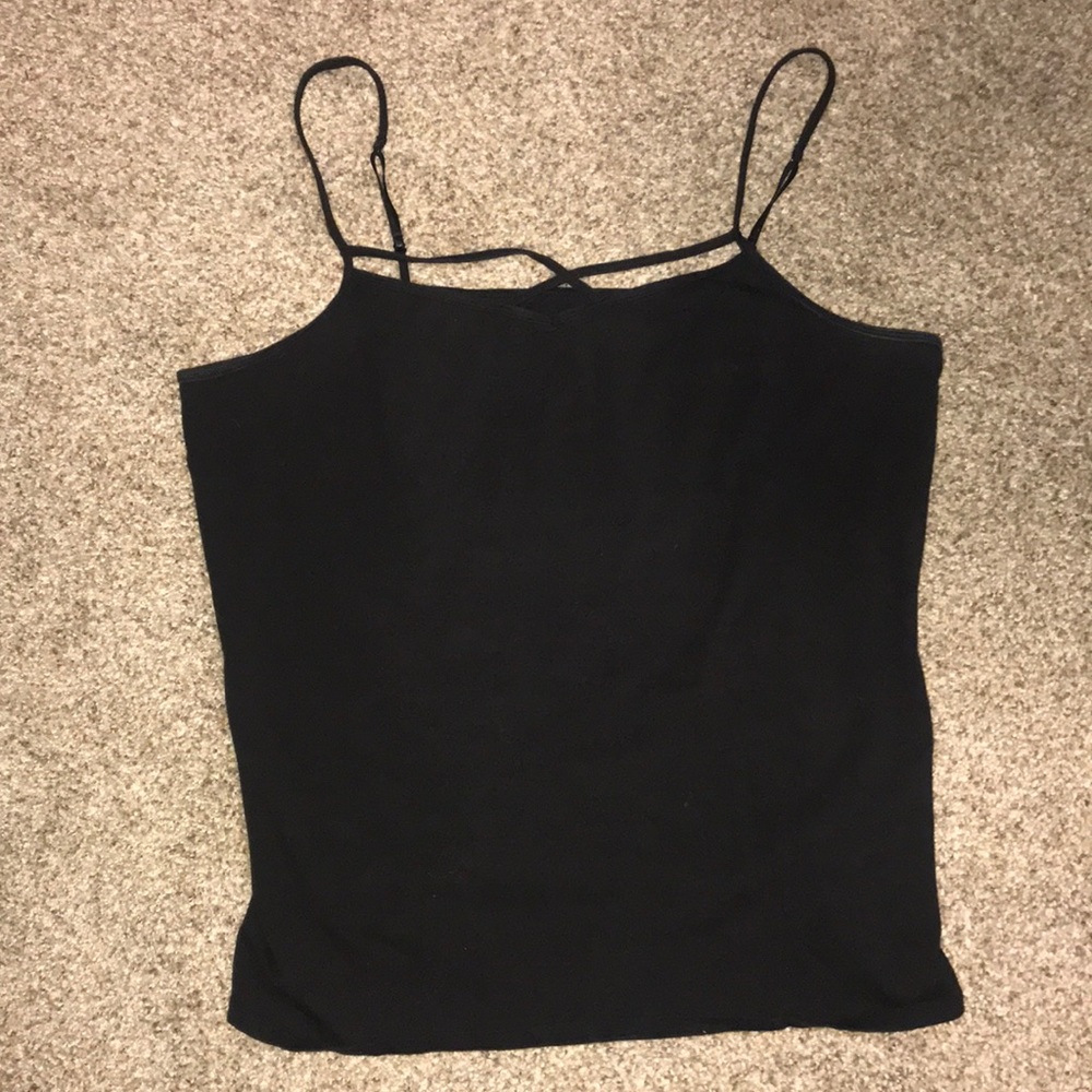 VGUC 2x Plus Size Black Maurice’s tank top strappy